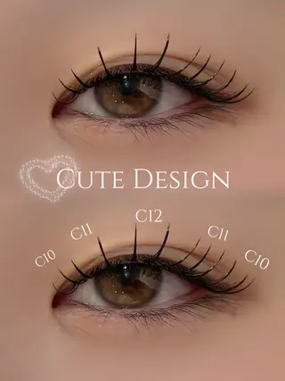 マツエク・マツパ 水川 萌香のマツエク・マツパデザイン