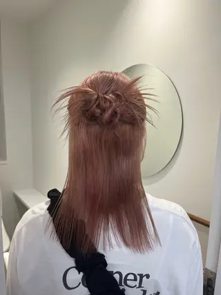 暖色ブリーチ ⭐️honokaのヘアスタイル