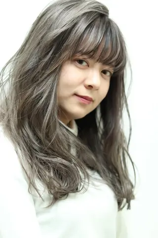 ロング カラー 似合わせ/代表 髪質改善/山田将大のヘアスタイル