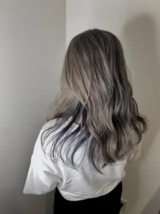 ロング カラー ヘアアレンジ 髪質改善 MAKIのヘアスタイル