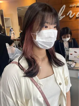 カラー パーマ ヘアアレンジ メンズ ネイル マツエク・マツパ 川上 麻梨阿のヘアスタイル