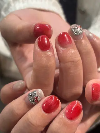 ネイル 個性派✴︎ジャケ写 ネイル🦋mire-のネイルデザイン