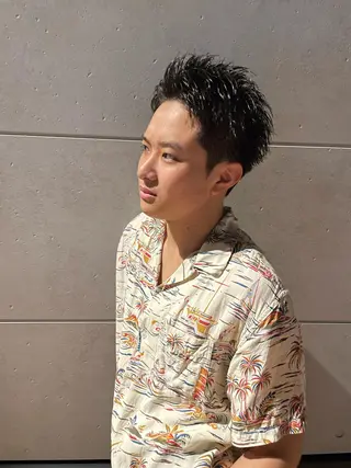 ショート メンズ メンズヘア特化 崎田 成人のヘアスタイル