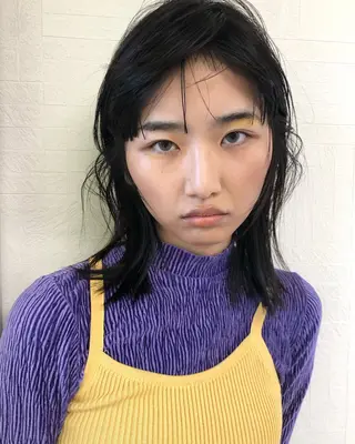 セミロング デザインカット🎨 ボブ🫟おざきのヘアスタイル