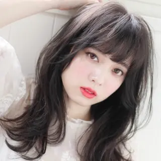 セミロング ボブ/艶髪 soleilrukaのヘアスタイル