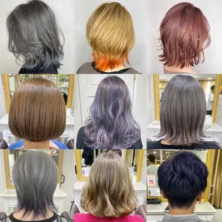 ミディアム 前地 麻衣のヘアスタイル