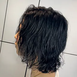 ロング パーマ ヘアアレンジ メンズ fifth 石川 凪のヘアスタイル