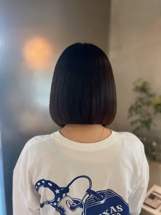 ミディアム ・ nanokaのヘアスタイル