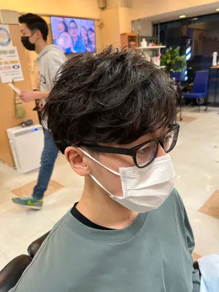 ロング パーマ メンズ ✂︎men's hair✂︎立石亮のヘアスタイル