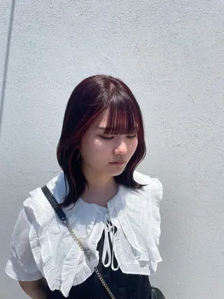 カラー 栗原 響のヘアスタイル