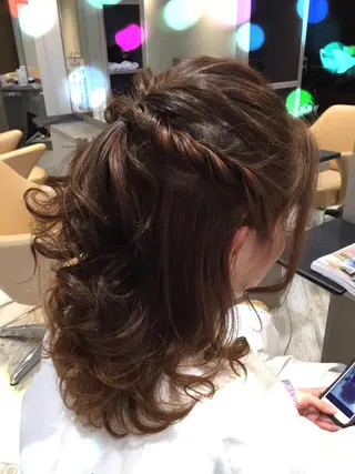 ヘアアレンジ ヘアセット 野中のヘアスタイル