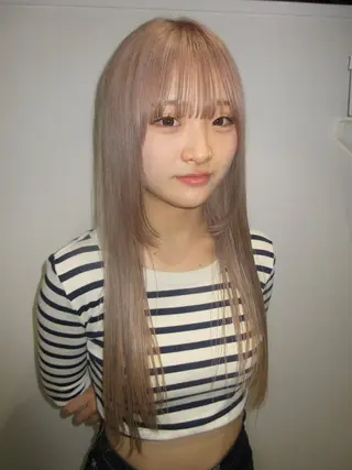 ロング カラー 似合わせスタイル☁️ 堀内志茉🍀のヘアスタイル