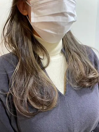 ミディアム カラー レイヤー／似合わせ TAKUYAのヘアスタイル