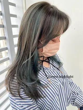 ロング 透明感カラー👑 井上美乃里のヘアスタイル