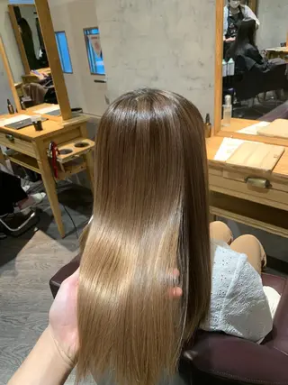 ロング 中川歩　髪質改善 ツヤカラー【横浜】のヘアスタイル