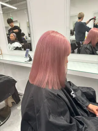 カラー ウルフカットマスター みつきのヘアスタイル