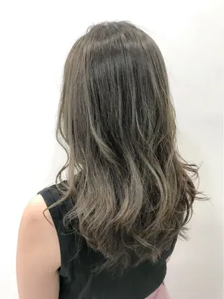 ロング カラー 髪質改善、縮毛矯正 店長浅野太郎のヘアスタイル
