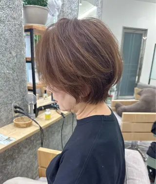 ショート カラー 近鉄奈良ショートヘア 清水力也のヘアスタイル