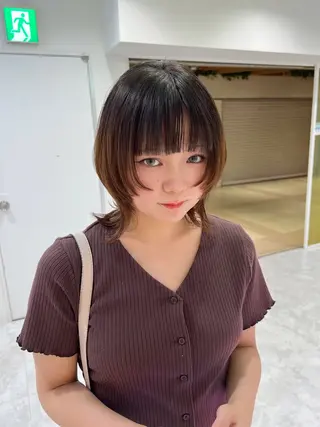 ショート カラー ボブカットモデル 募集中　ukaのヘアスタイル