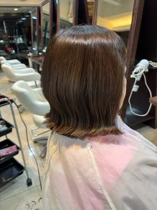 ミディアム カラー 山内 桜のヘアスタイル