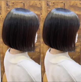 ミディアム カラー MIKU /ボブ/外ハネボブのヘアスタイル