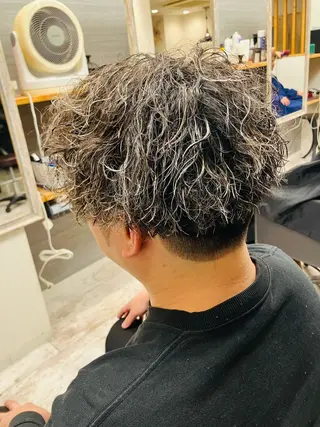 パーマ メンズ メンズ特化/パーマ/ フェードWATARUのヘアスタイル