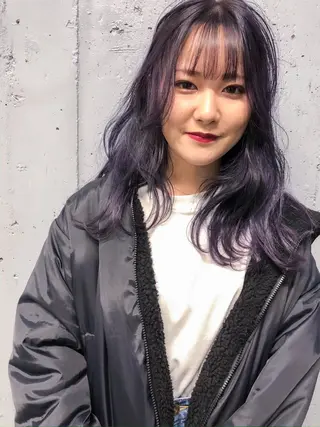 ロング カラー nessヤマサキ リュウタのヘアスタイル