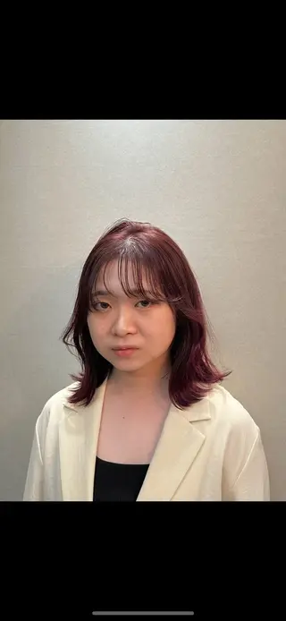 ミディアム カラー 熊本市東区 /Ririkaのヘアスタイル