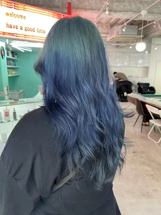 ロング 💥ウルフカット デザインあんな💥のヘアスタイル