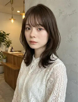 ミディアム 口コミ150件超え 💬☘️笹岡航太のヘアスタイル
