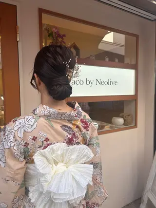 ロング ヘアアレンジ 大川 夏実のヘアスタイル