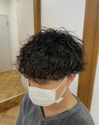 パーマ メンズ シャドウパーマ/立川 メンズ/コタロウのヘアスタイル