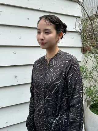 ロング カラー ヘアアレンジ mina 🌷のヘアスタイル