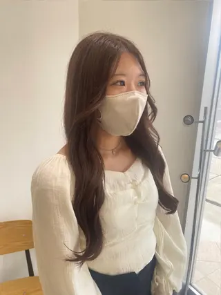 ロング カラー 堀越 美羽のヘアスタイル