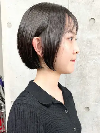 ミディアム ボブ/ゆるふわ ボブパーマ/とういのヘアスタイル