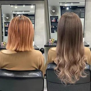 ロング カラー ヘアアレンジ ar+ ❤︎ maiのヘアスタイル