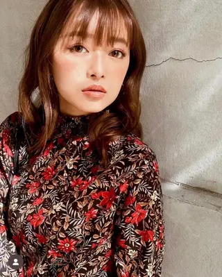 セミロング パーマ 井澤 一真のヘアスタイル