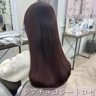 ロング カラー ✨️美髪矯正×似合わ せ艶カラー✨藤田透のヘアスタイル