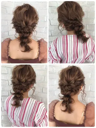 ヘアアレンジ あやかショート 白髪ぼかしのヘアスタイル