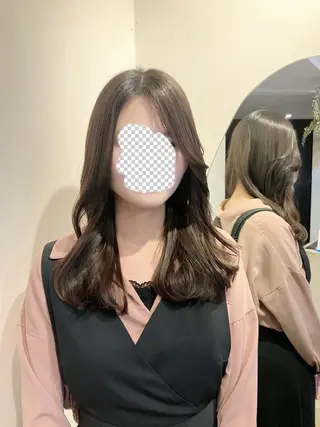 ロング 【ツヤ髪特化】 スズキアキエのヘアスタイル