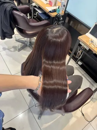 ロング カラー 🩵レイヤー✖︎ 髪質改善🩵リョウヤのヘアスタイル