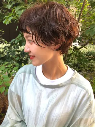 ショート パーマ Hareru 豊田 修廣のヘアスタイル