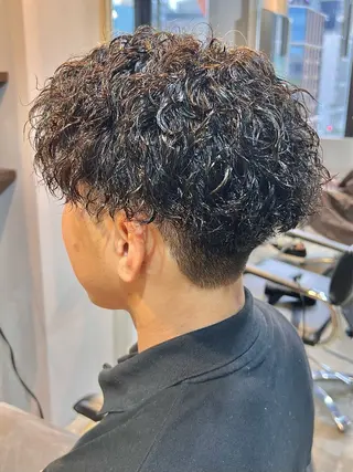 ショート パーマ メンズ メンズパーマ職人 加藤 弘貴のヘアスタイル