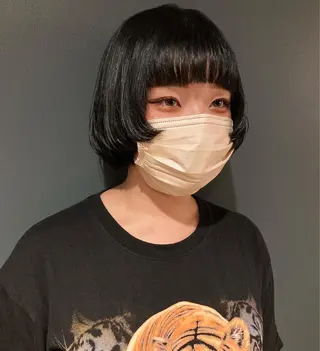 ショート カラー スキバサミを使わない カット🌼唯🌼のヘアスタイル