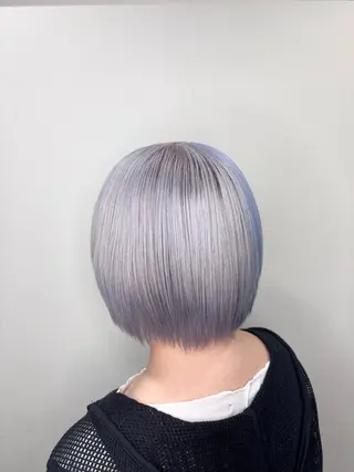 ミディアム カラー 🦋ハイトーン/ ブリーチ🥀森山陽向のヘアスタイル