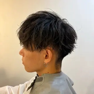 カラー パーマ メンズ メンズ特化 美容師かずまのヘアスタイル