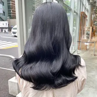 セミロング カラー ヘアアレンジ メンズ ブリーチなし透明感 カラー/MISANOのヘアスタイル