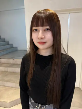 セミロング カラー デザイン/レイヤーカ ット🪐˚⌖MIHOのヘアスタイル