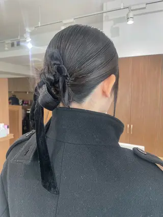 ヘアアレンジ 福島成美/髪質改善 縮毛矯正/カラーのヘアスタイル