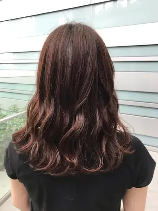 セミロング カラー 🌷小野田 睦🌷のヘアスタイル